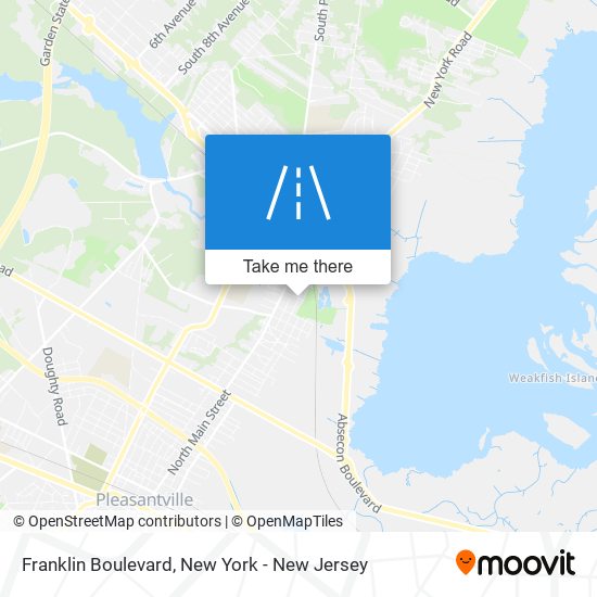 Franklin Boulevard map
