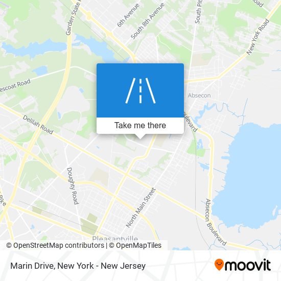 Marin Drive map