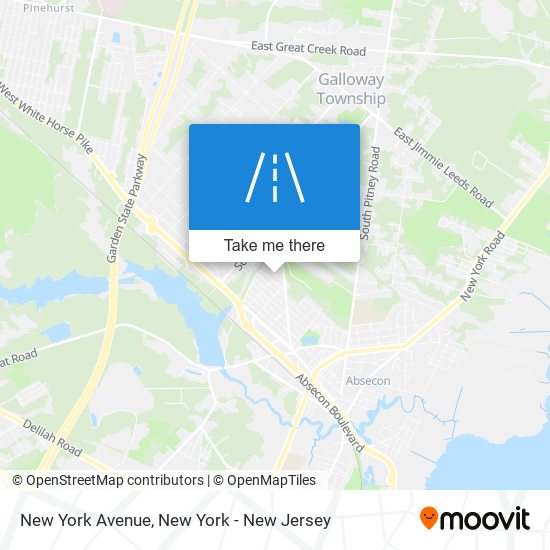 New York Avenue map