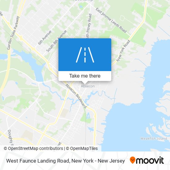 Mapa de West Faunce Landing Road