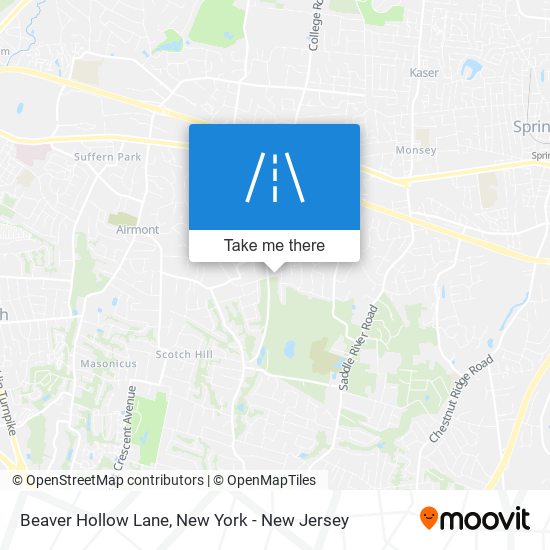 Mapa de Beaver Hollow Lane