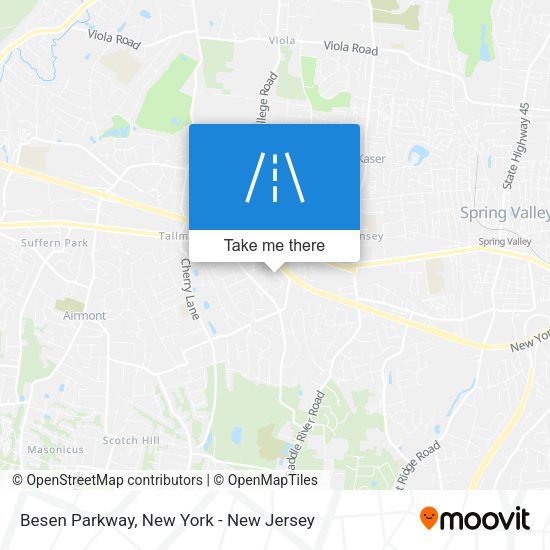 Besen Parkway map