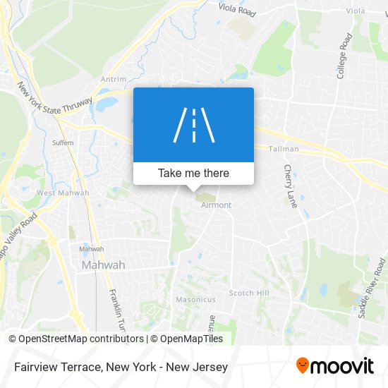 Fairview Terrace map