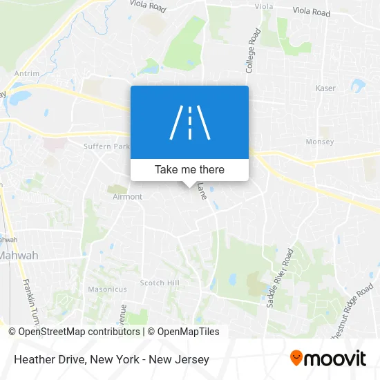 Heather Drive map