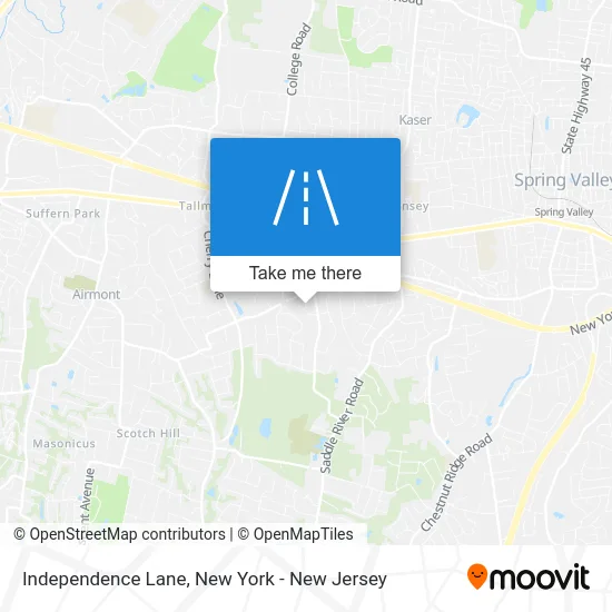 Independence Lane map