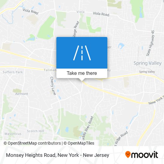 Mapa de Monsey Heights Road