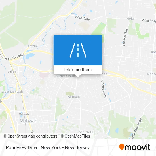 Pondview Drive map