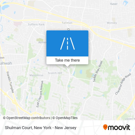 Mapa de Shulman Court