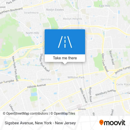 Mapa de Sigsbee Avenue
