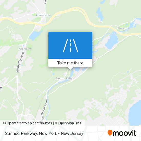 Mapa de Sunrise Parkway