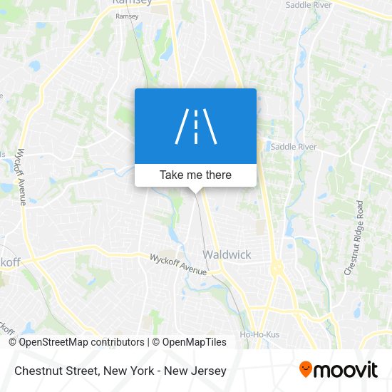 Mapa de Chestnut Street