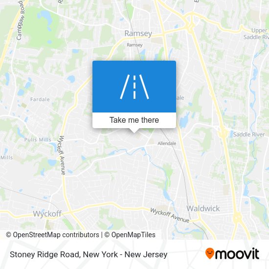 Mapa de Stoney Ridge Road