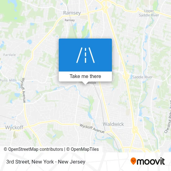 3rd Street map