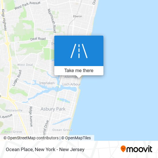 Ocean Place map