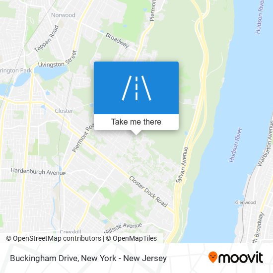 Mapa de Buckingham Drive
