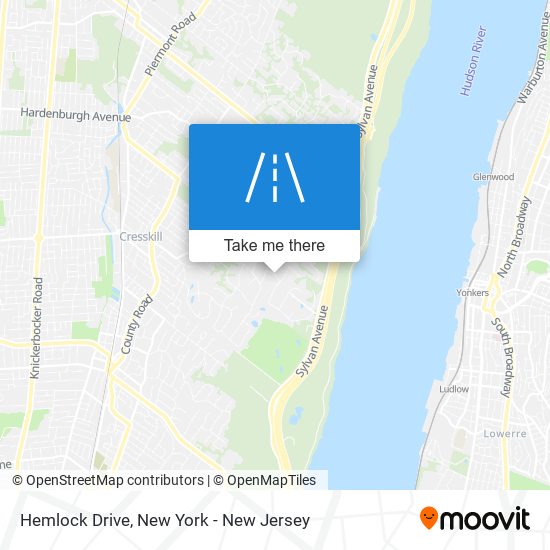 Mapa de Hemlock Drive