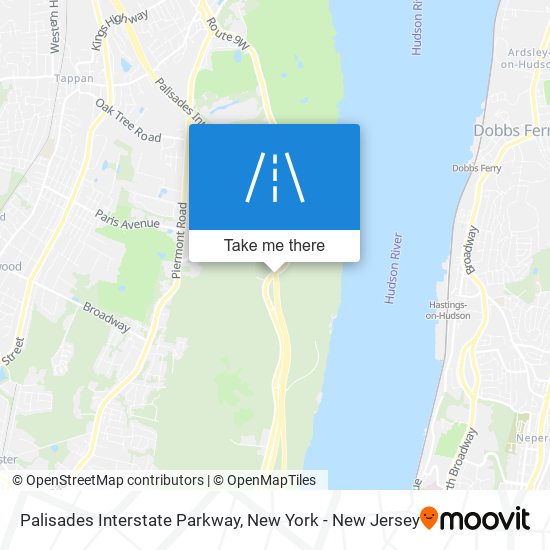 Mapa de Palisades Interstate Parkway