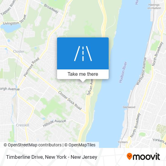 Timberline Drive map