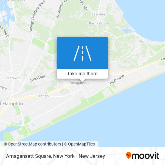 Mapa de Amagansett Square