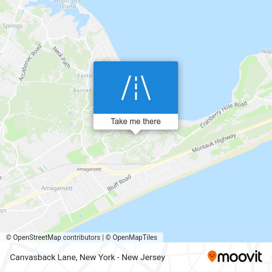 Mapa de Canvasback Lane