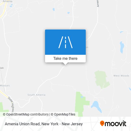 Mapa de Amenia Union Road