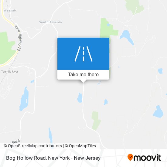 Bog Hollow Road map