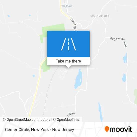 Center Circle map