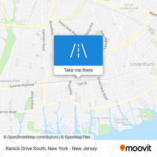 Ranick Drive South map