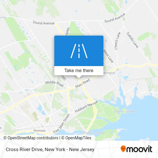 Cross River Drive map