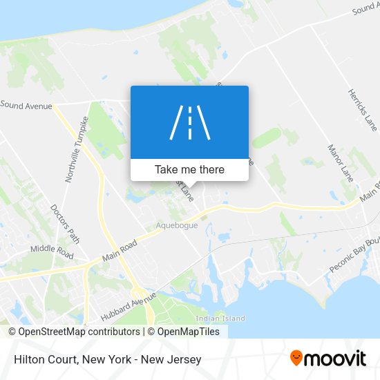 Mapa de Hilton Court