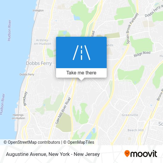 Mapa de Augustine Avenue