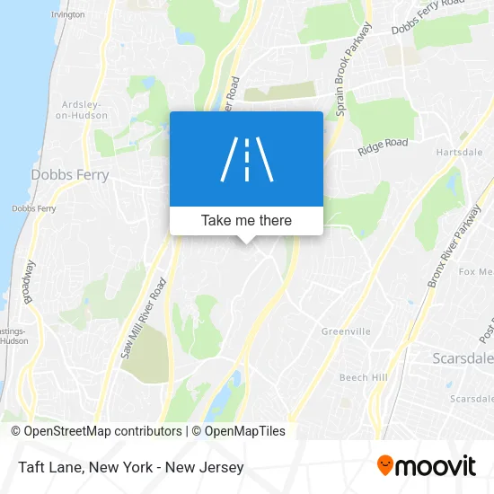 Mapa de Taft Lane