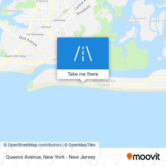 Queens Avenue map