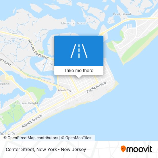 Center Street map