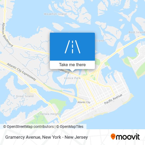 Mapa de Gramercy Avenue