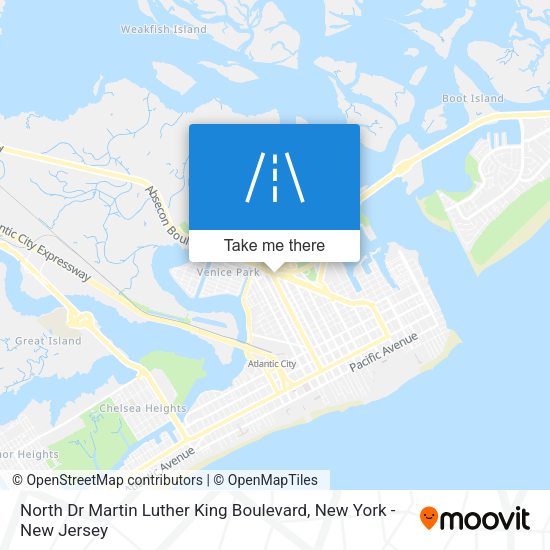 Mapa de North Dr Martin Luther King Boulevard
