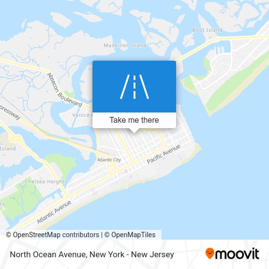 Mapa de North Ocean Avenue