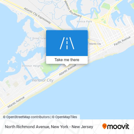 North Richmond Avenue map