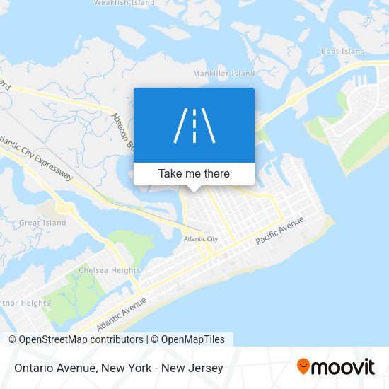 Mapa de Ontario Avenue