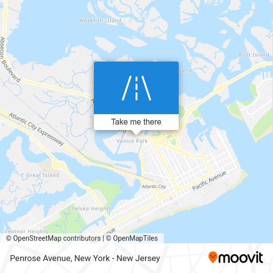 Mapa de Penrose Avenue