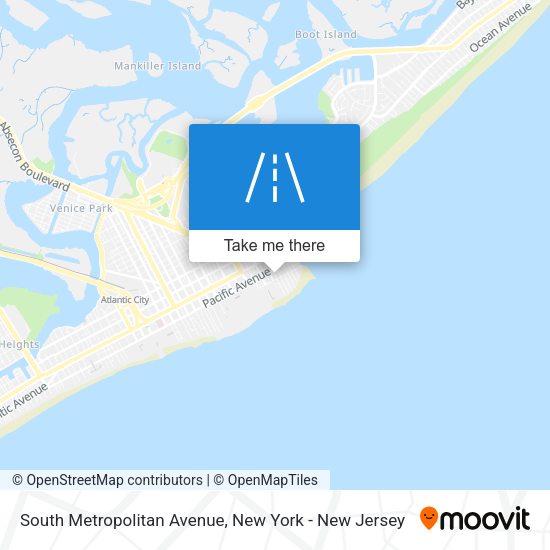 South Metropolitan Avenue map