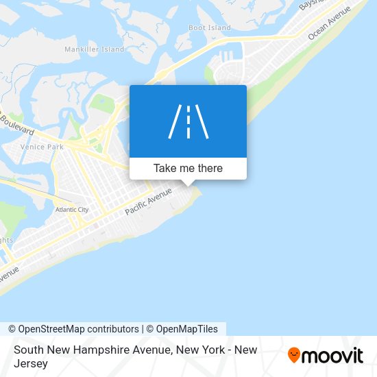 Mapa de South New Hampshire Avenue