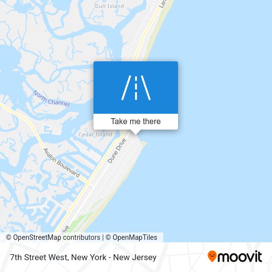 Mapa de 7th Street West
