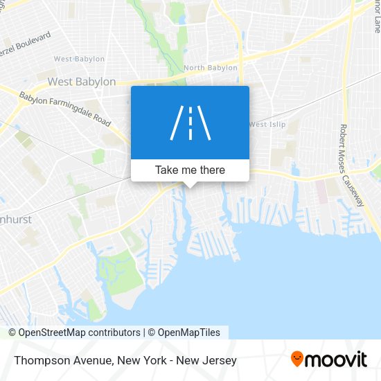 Mapa de Thompson Avenue