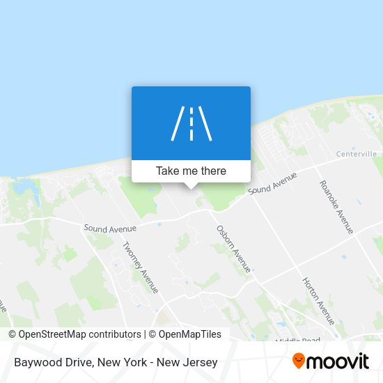 Baywood Drive map