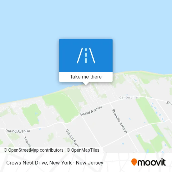 Crows Nest Drive map