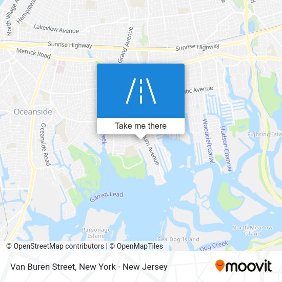 Mapa de Van Buren Street