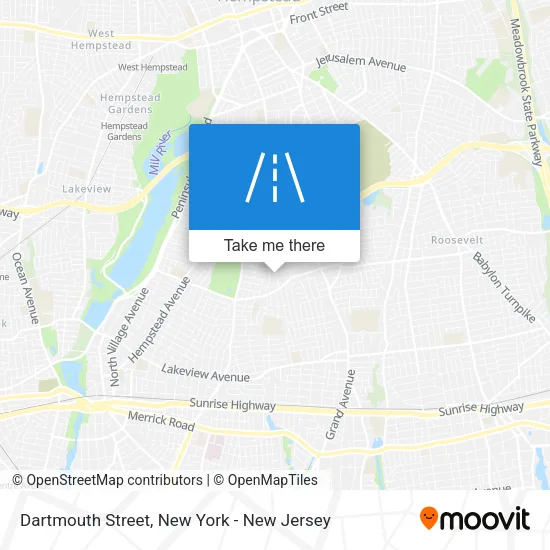Dartmouth Street map