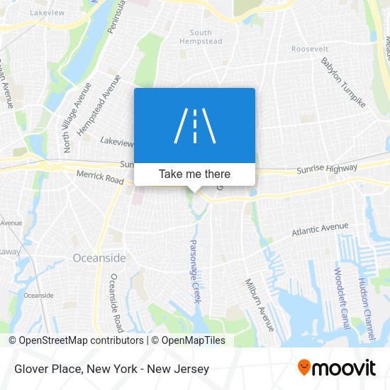 Mapa de Glover Place