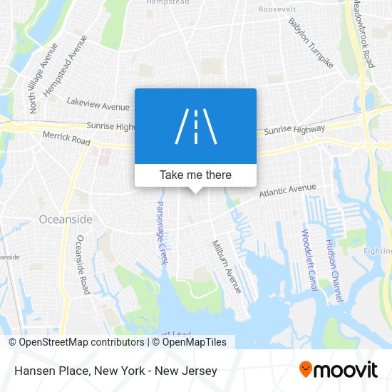 Mapa de Hansen Place